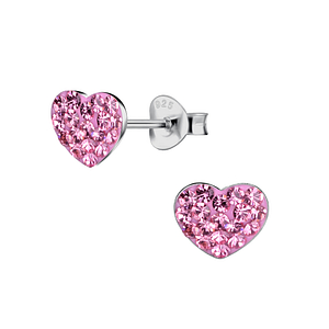 Silver Heart Stud Earrings23952