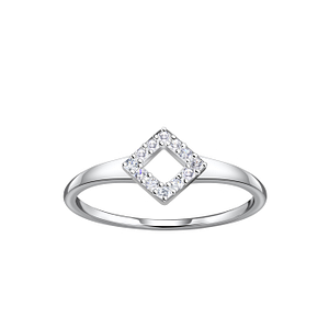Silver Square Ring24105