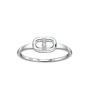 Silver Oval Ring24110
