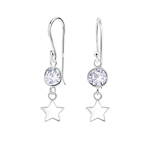 Silver Star Earrings23957