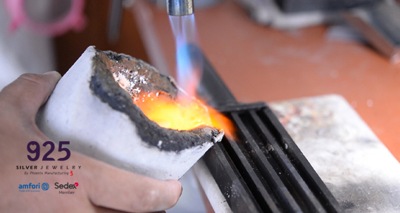 Casting Process For Our Wholesale Silver Jewelry