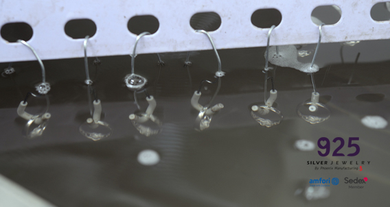 Plating Process Of 14k Gold, rose gold, or rhodium On Our Wholesale Silver Jewelry