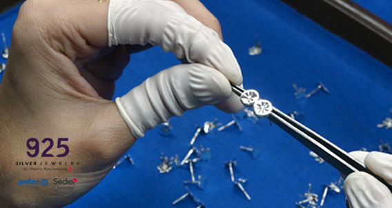 QC Inspection After Cleaning Our Wholesale Silver Jewelry