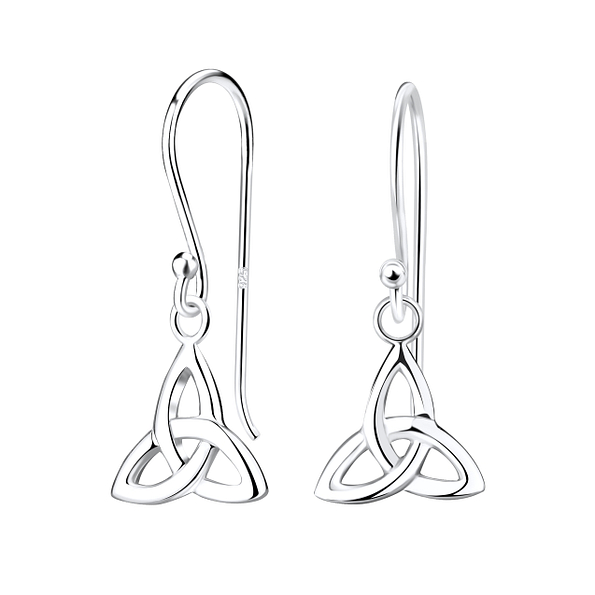 Silver Celtic Knot Earrings - 1395