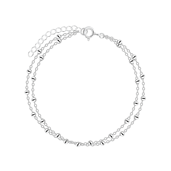 18cm Silver Satellite Bracelet - 5260