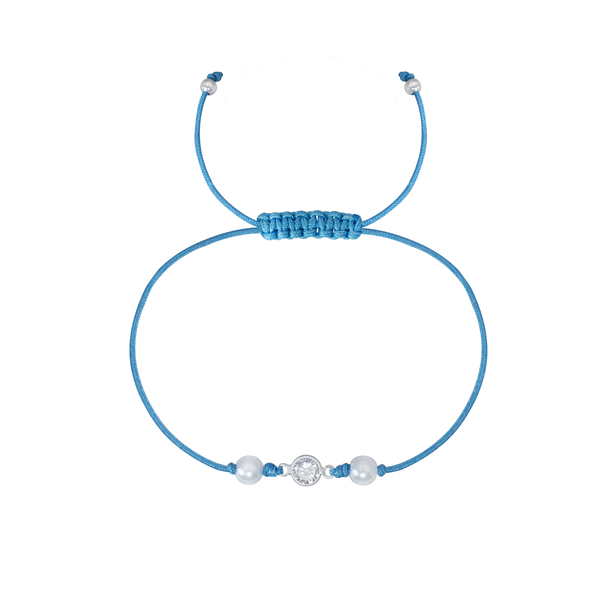 Silver Beaded Friendship Bracelet - 1773