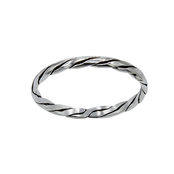 Silver Twisted Ring - Wholesale - 1677 Silver Twisted Ring - Wholesale - 1677