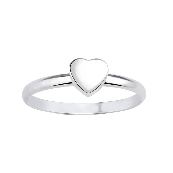 Silver Heart Ring - 1693