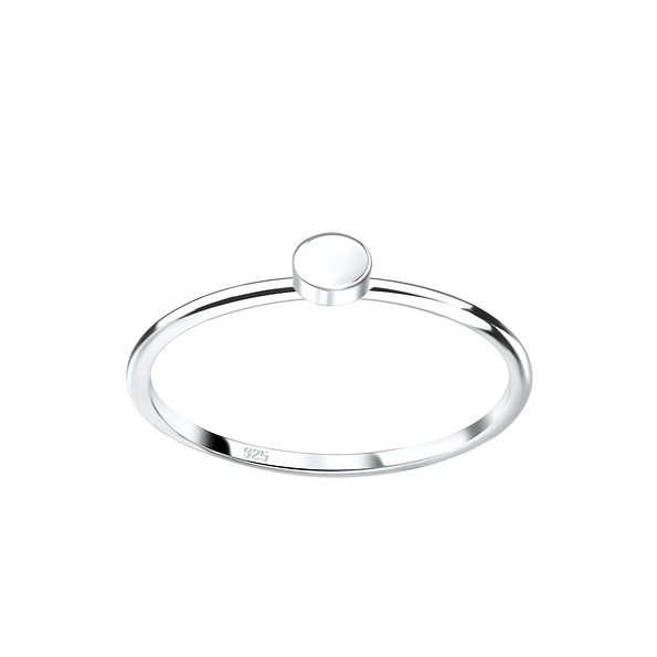 Silver Circle Ring - 1694