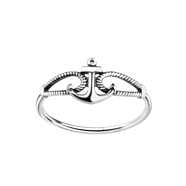 Silver Anchor Ring - 1697