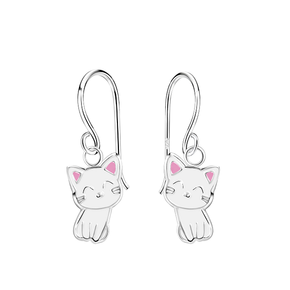 Silver Cat Earrings - 2005