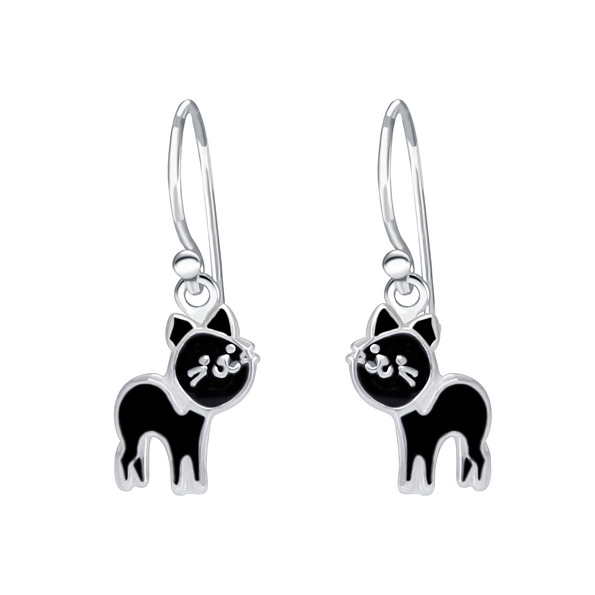Silver Cat Earrings - 1924 Silver Cat Earrings - 1924