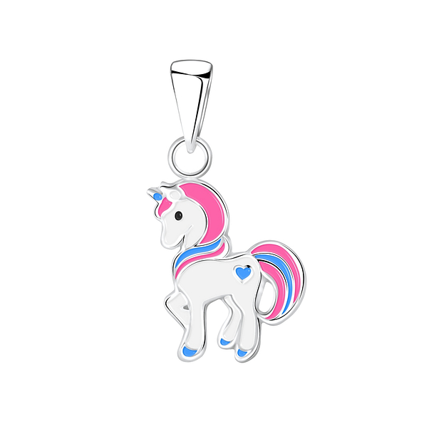 Silver Unicorn Pendant - 1930