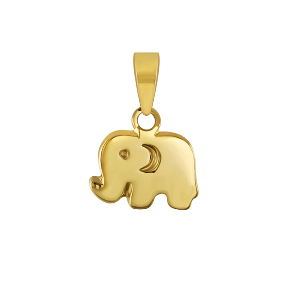 Silver Elephant Pendant - 2228