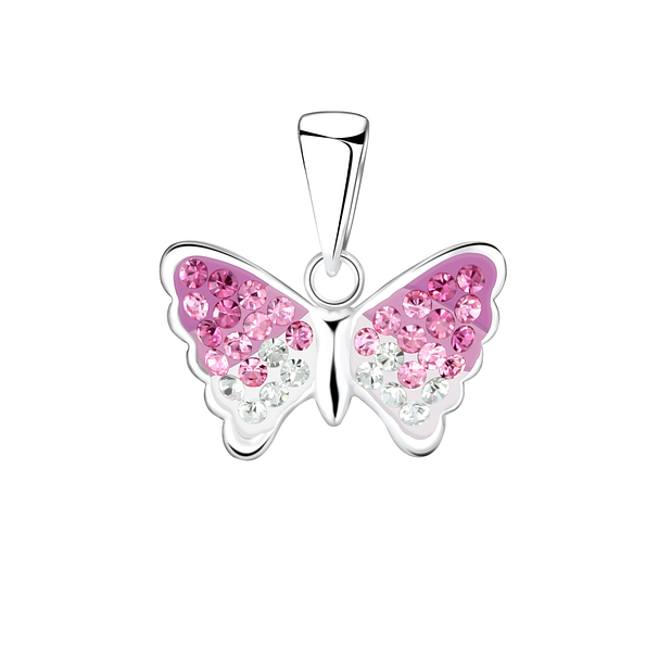 Silver Butterfly Pendant - 2199