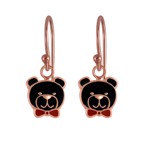 Silver Bear Earrings - 2936