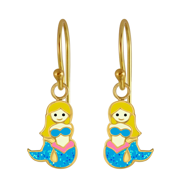 Silver Mermaid Earrings - 3010