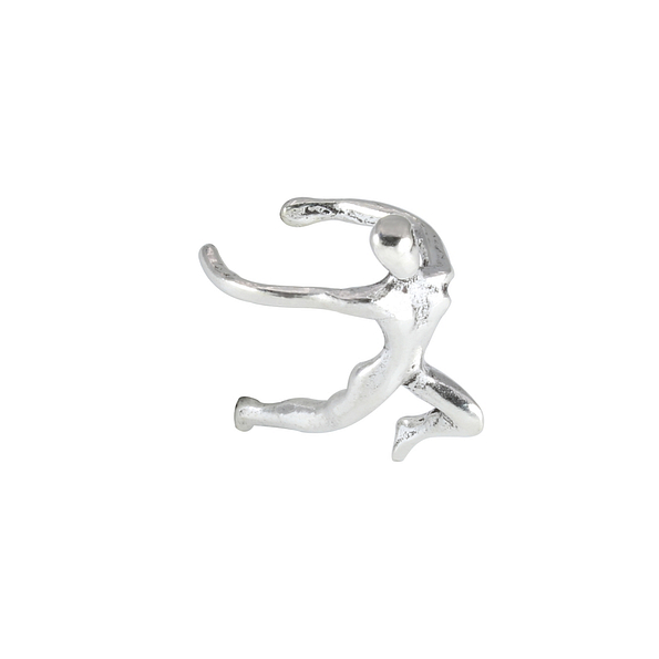 Silver Gymnast Ear Cuff - 3213