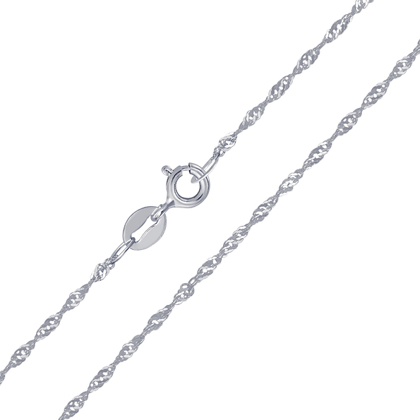 45cm Silver Singapore Chain - 3596