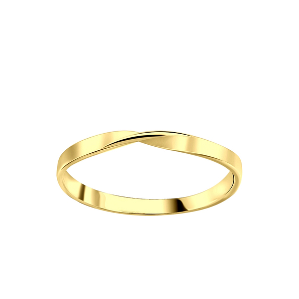 Silver Twisted Ring - 3445