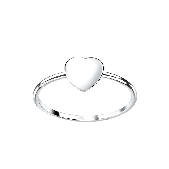Silver Heart Ring - 3574