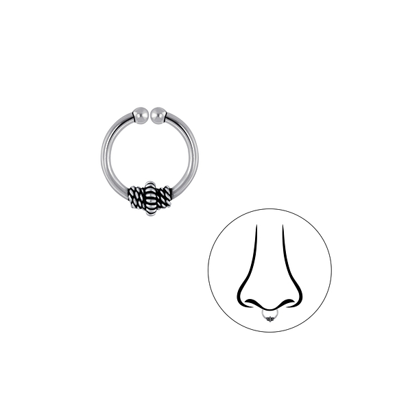 Silver Bali Septum Clip - 3367