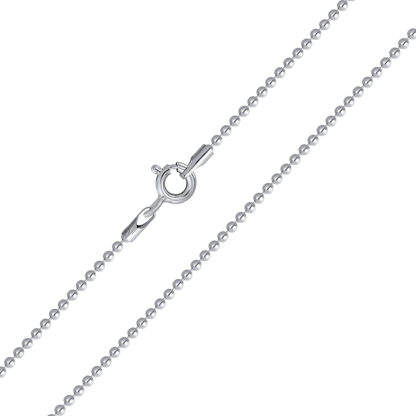 40cm Silver Ball Chain - 3534