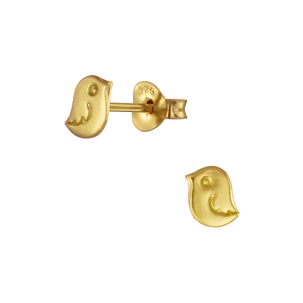 Silver Bird Stud Earring - 3756