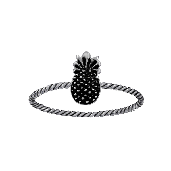 Silver Pineapple Ring - 3938