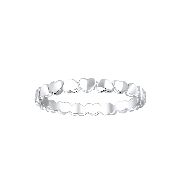 Silver Heart Ring - 3939