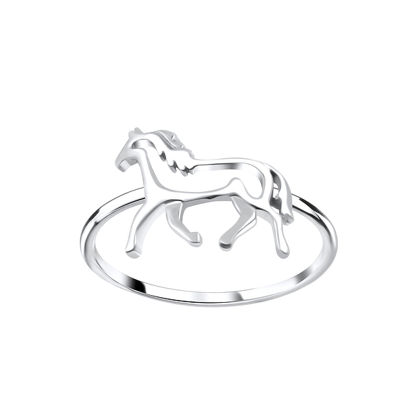 Silver Horse Ring - 3863