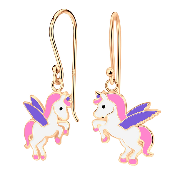 Silver Unicorn Earrings - 4009 Silver Unicorn Earrings - 4009