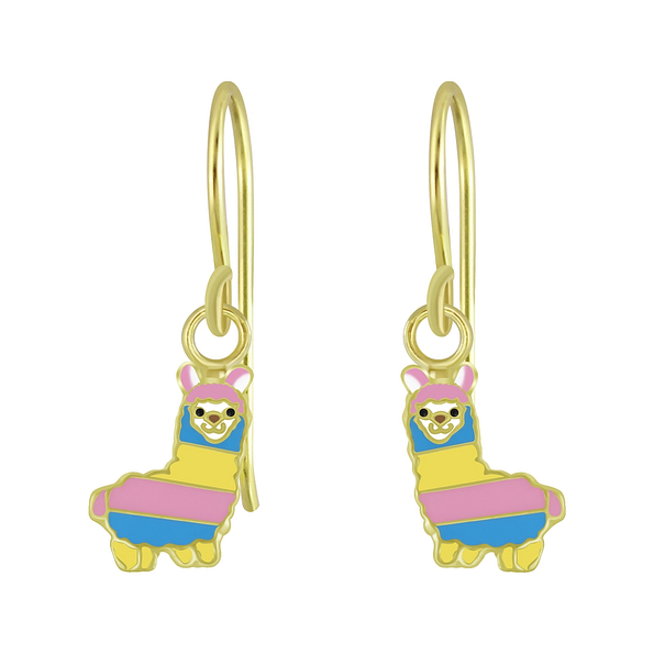 Silver Alpaca Earrings - 4619