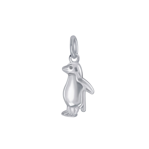 Silver Penguin Pendant - 4441
