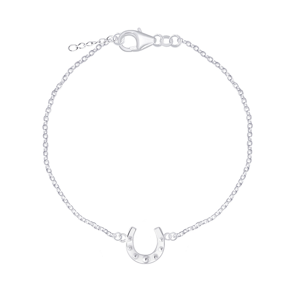 Silver Horseshoe Bracelet - 5272