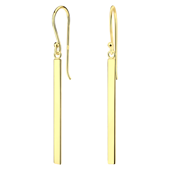 Silver Bar Earrings - 5185
