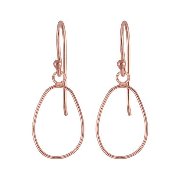 Silver Wire Earrings - 5075