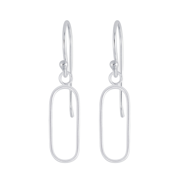 Silver Wire Earrings - 5070