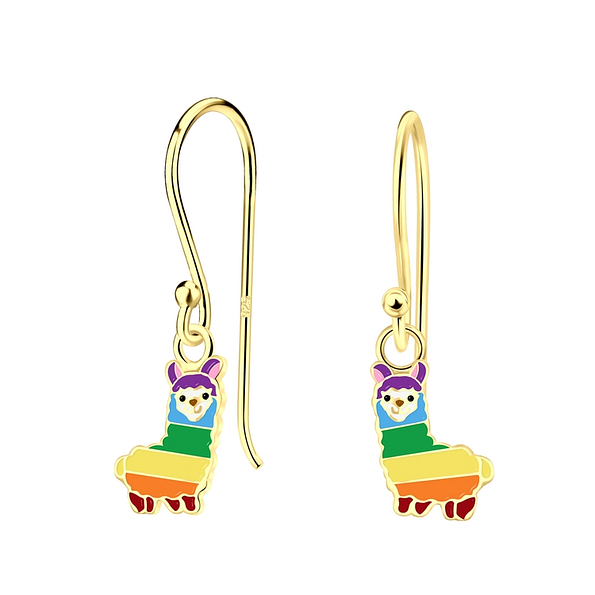 Silver Alpaca Earrings - 4624 Silver Alpaca Earrings - 4624