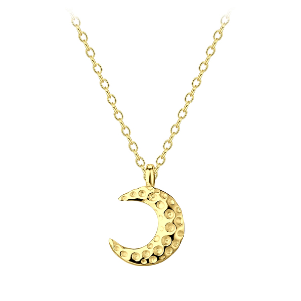 Silver Moon Necklace - 6444