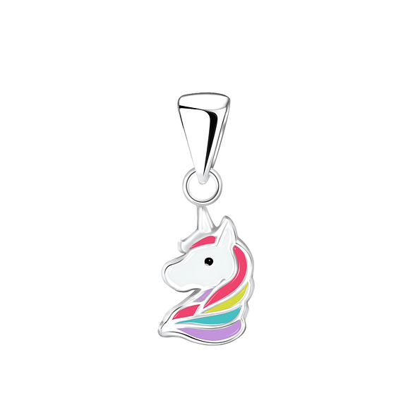 Silver Unicorn Pendant - 5663