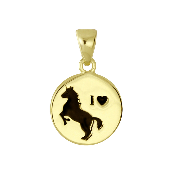 Silver Horse Pendant - 5795