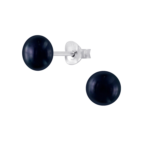 5mm Fresh Water Pearl Silver Stud Earrings - 4820 5mm Fresh Water Pearl Silver Stud Earrings - 4820