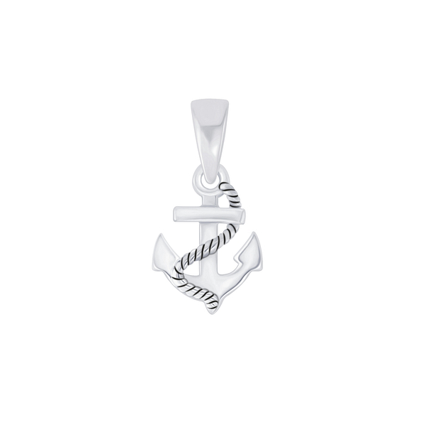 Silver Anchor Pendant - 6379