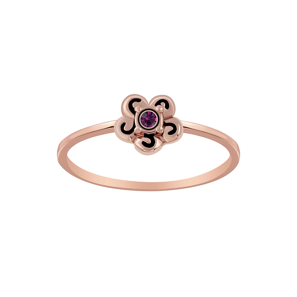 Silver Flower Ring - 6315