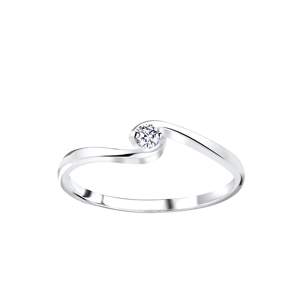Silver Cubic Zirconia Ring - 5373