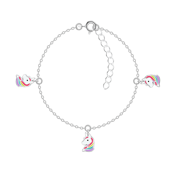 Silver Unicorn Bracelet - 6627