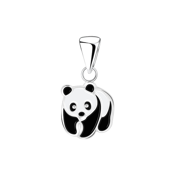 Silver Panda Pendant - 6355