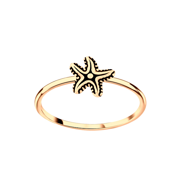 Silver Starfish Ring - 5648