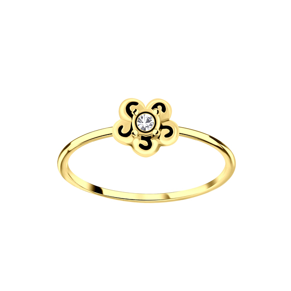 Silver Flower Ring - 6311